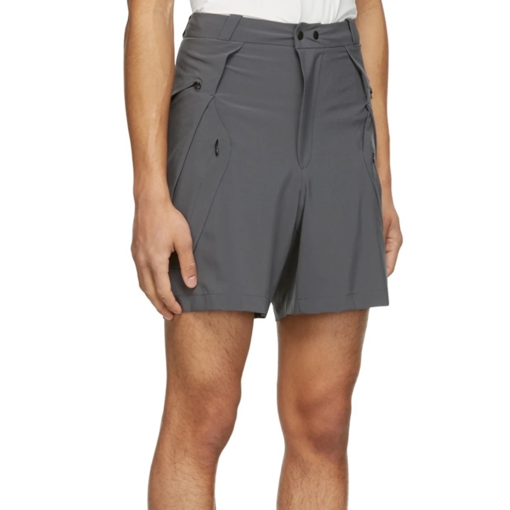 NWT HYEIN SEO grey nylon shorts *as is